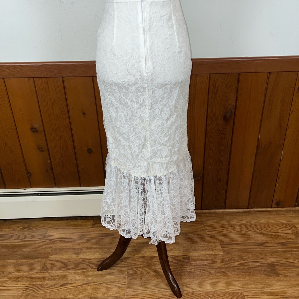 Beautiful Vintage 1980s/90s Wayne Diamond Wedding/Reception Dress! - Picture 7 of 9